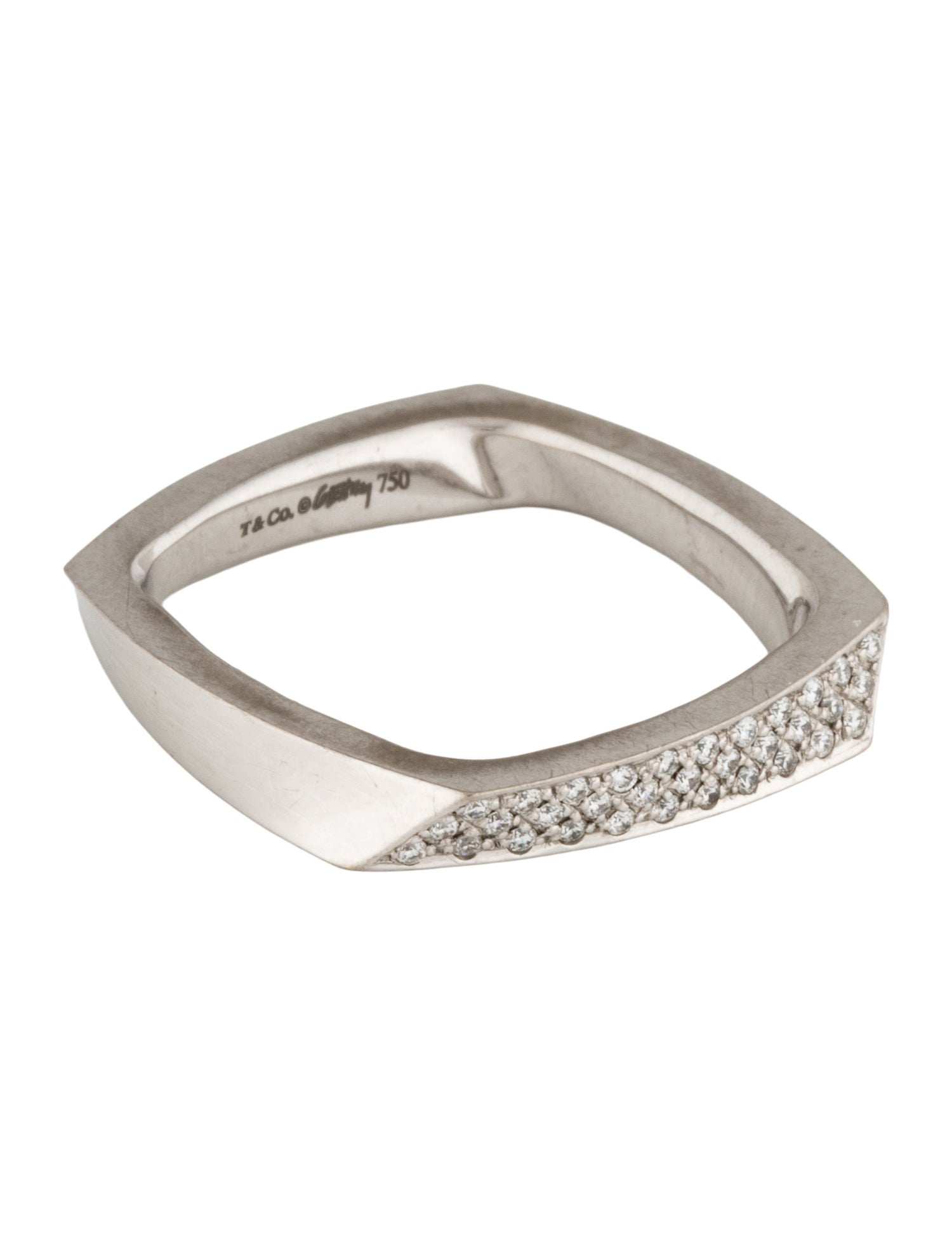 Tiffany & Co. 18K Diamond Torque Band