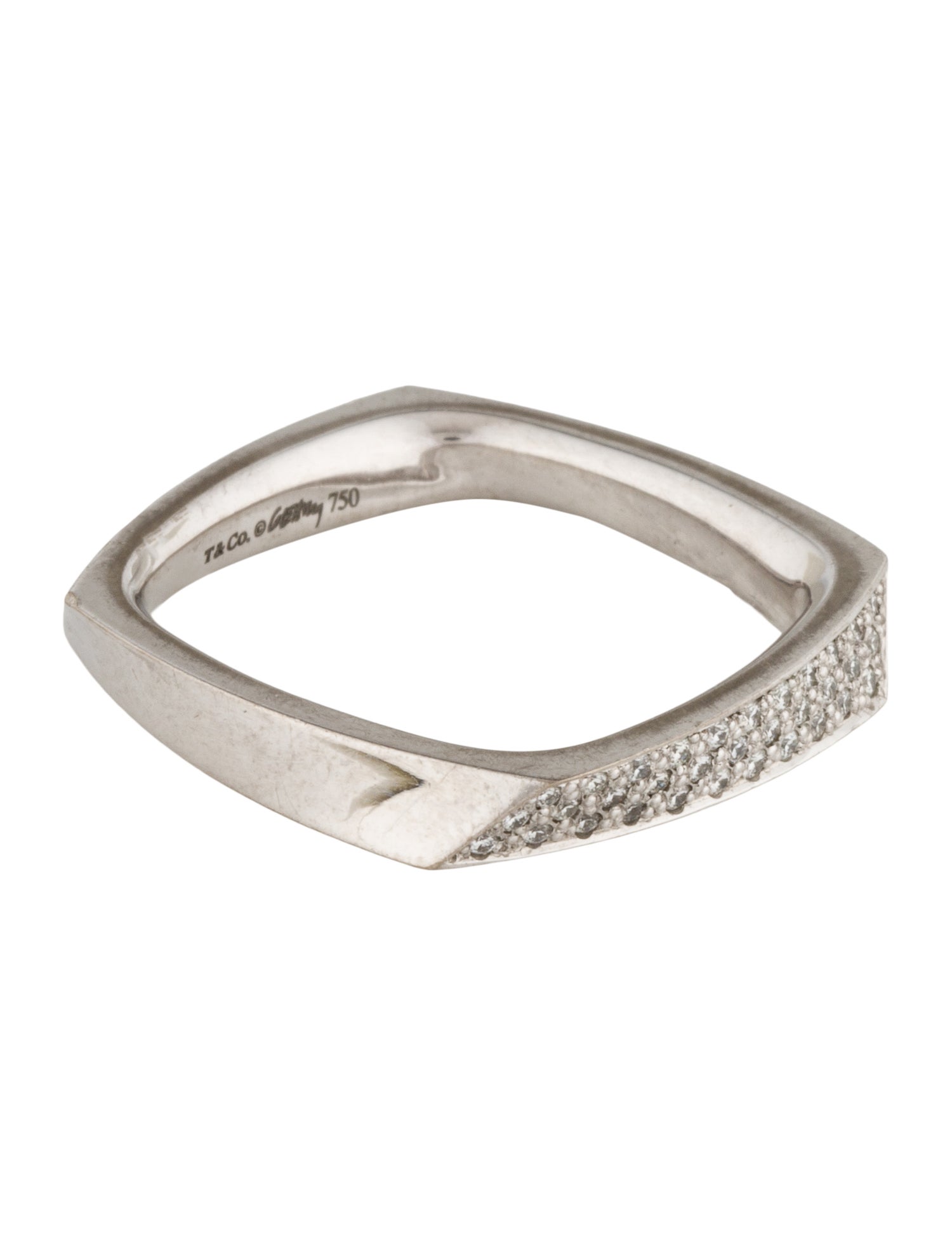 Tiffany & Co. 18K Diamond Torque Band