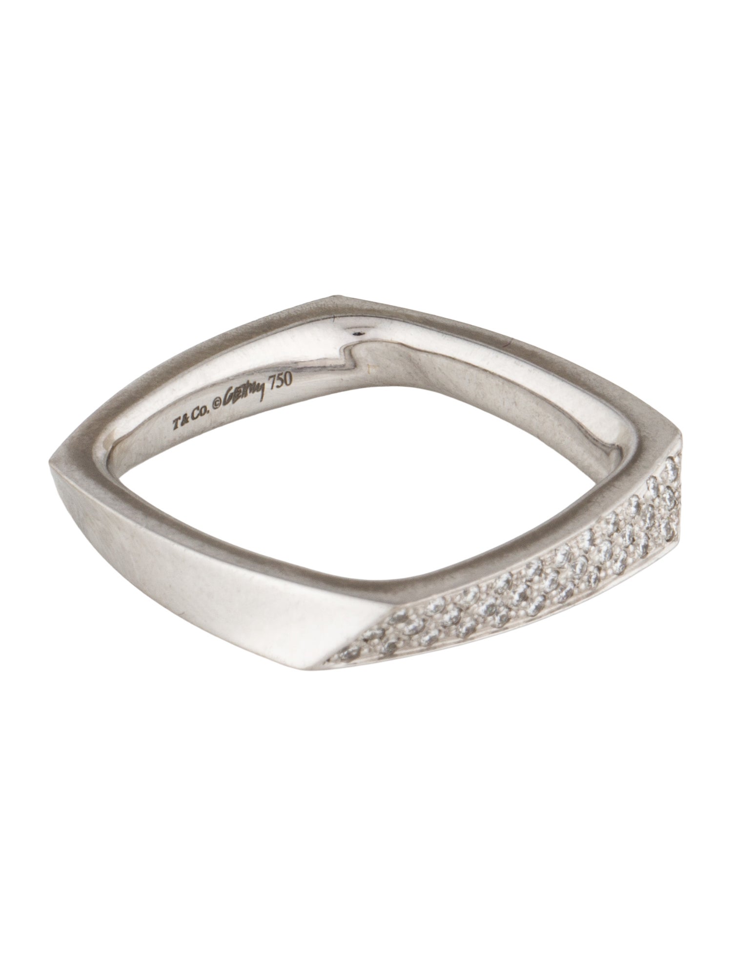 Tiffany & Co. 18K Diamond Torque Band
