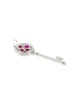 Tiffany & Co. Platinum Ruby & Diamond Key Pendant