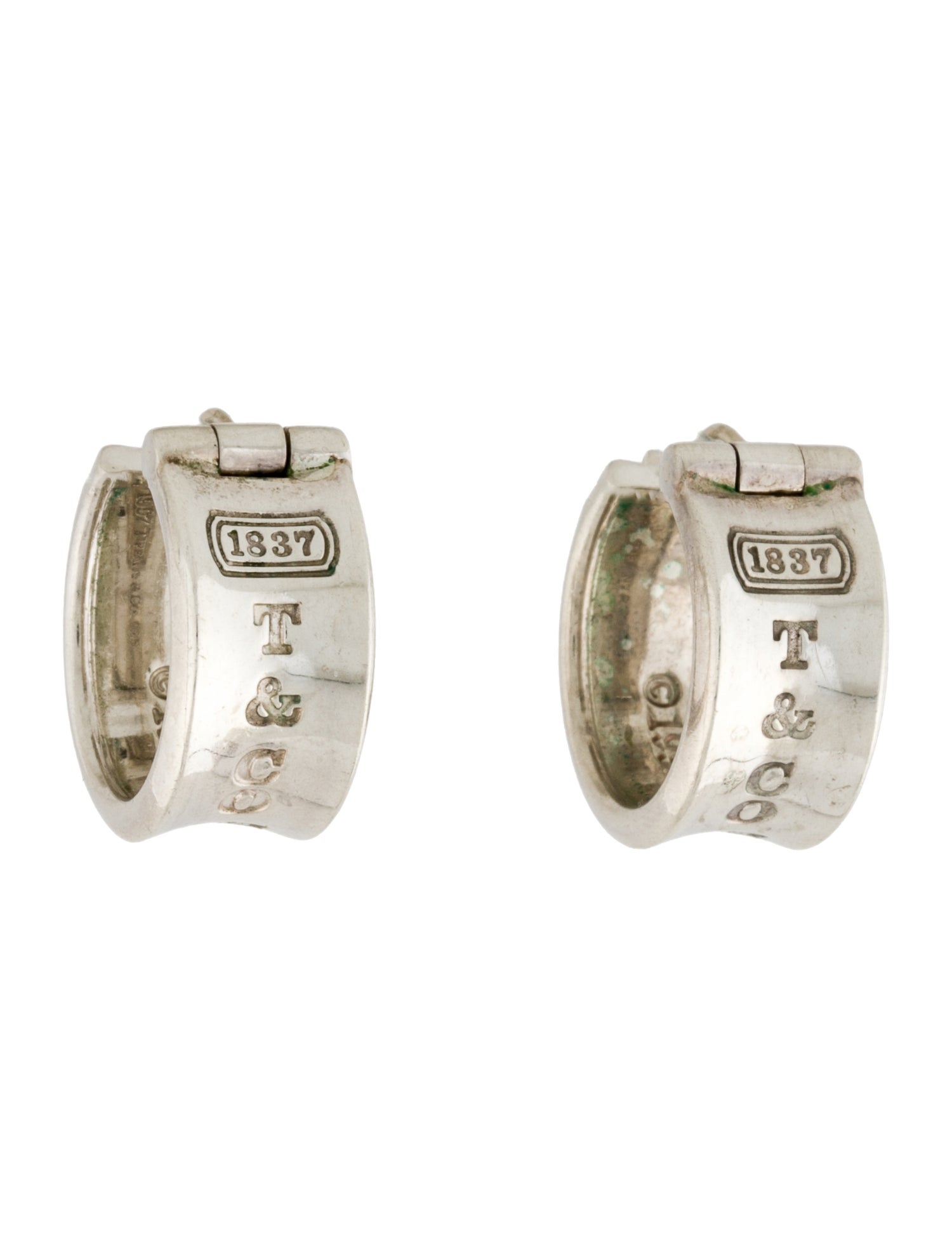 Tiffany & Co. Vintage 1837 Hoop Earrings