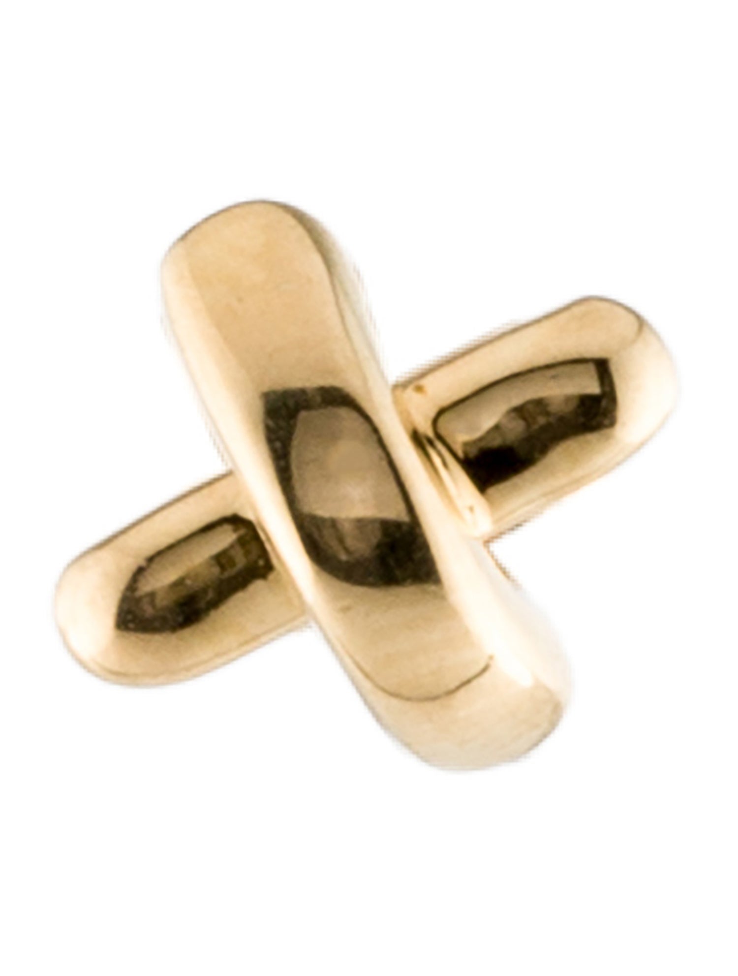 Tiffany & Co. 18K Vintage X Single Stud Earring