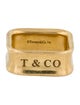 Tiffany & Co. 18K 1837 Square Band Ring