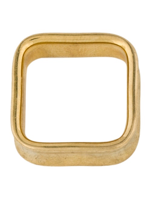 Tiffany & Co. 18K 1837 Square Band Ring