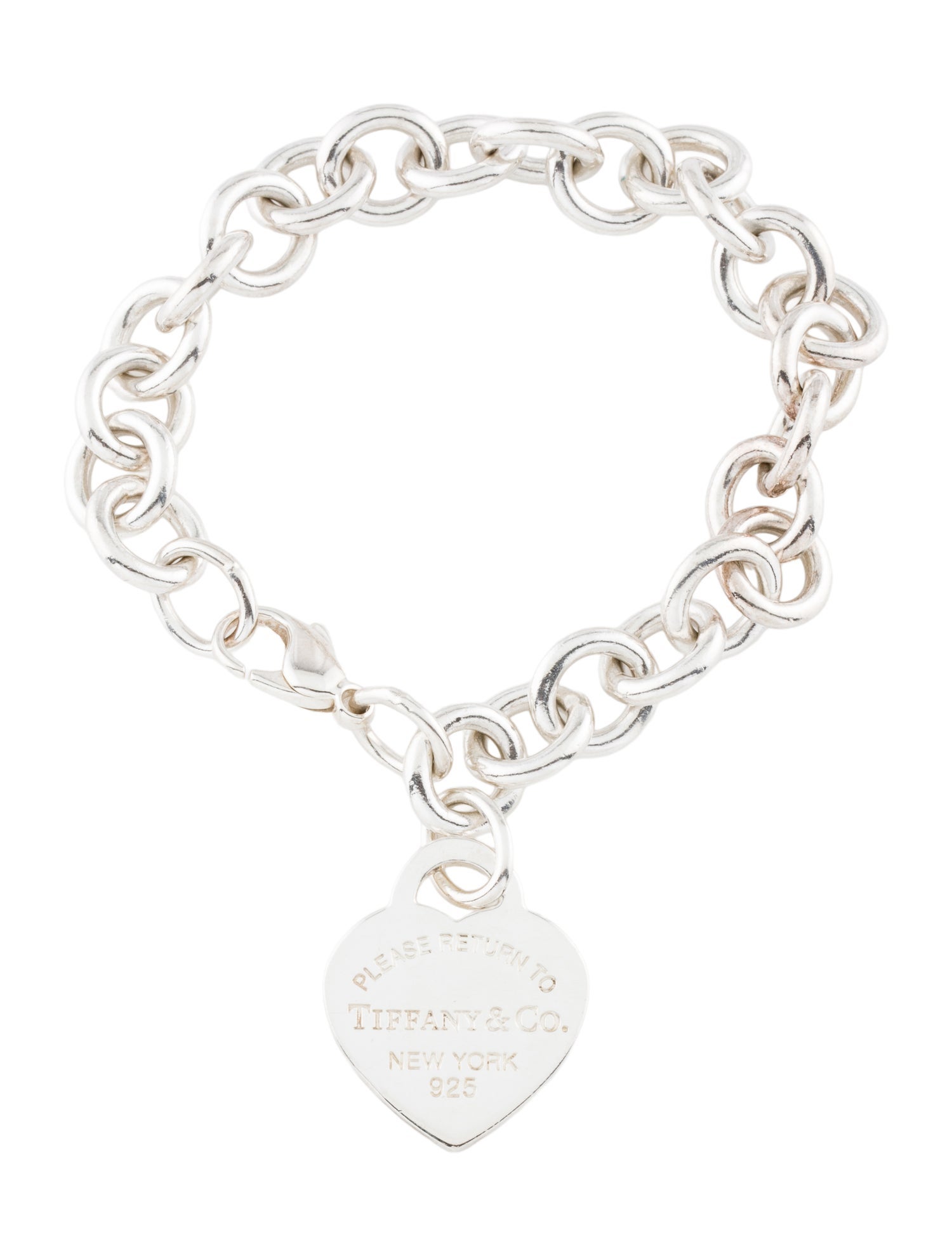 Tiffany & Co. Heart Tag Charm Bracelet