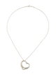 Tiffany & Co. Open Heart Pendant Necklace