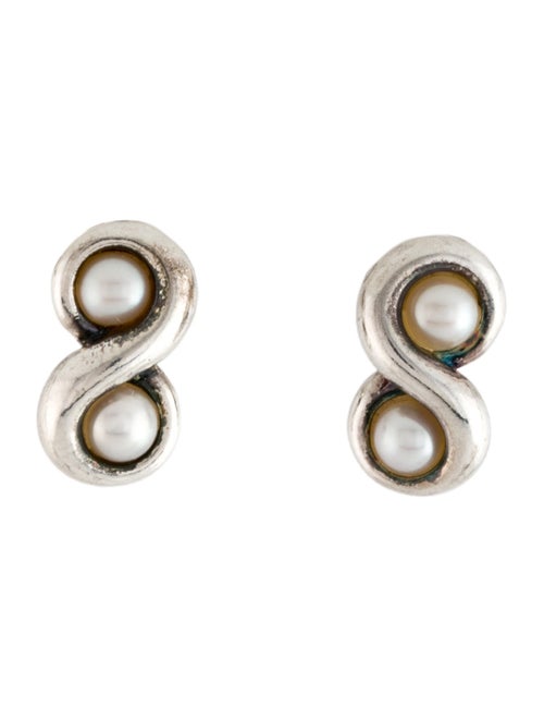 Tiffany & Co. Pearl Infinity Stud Earrings