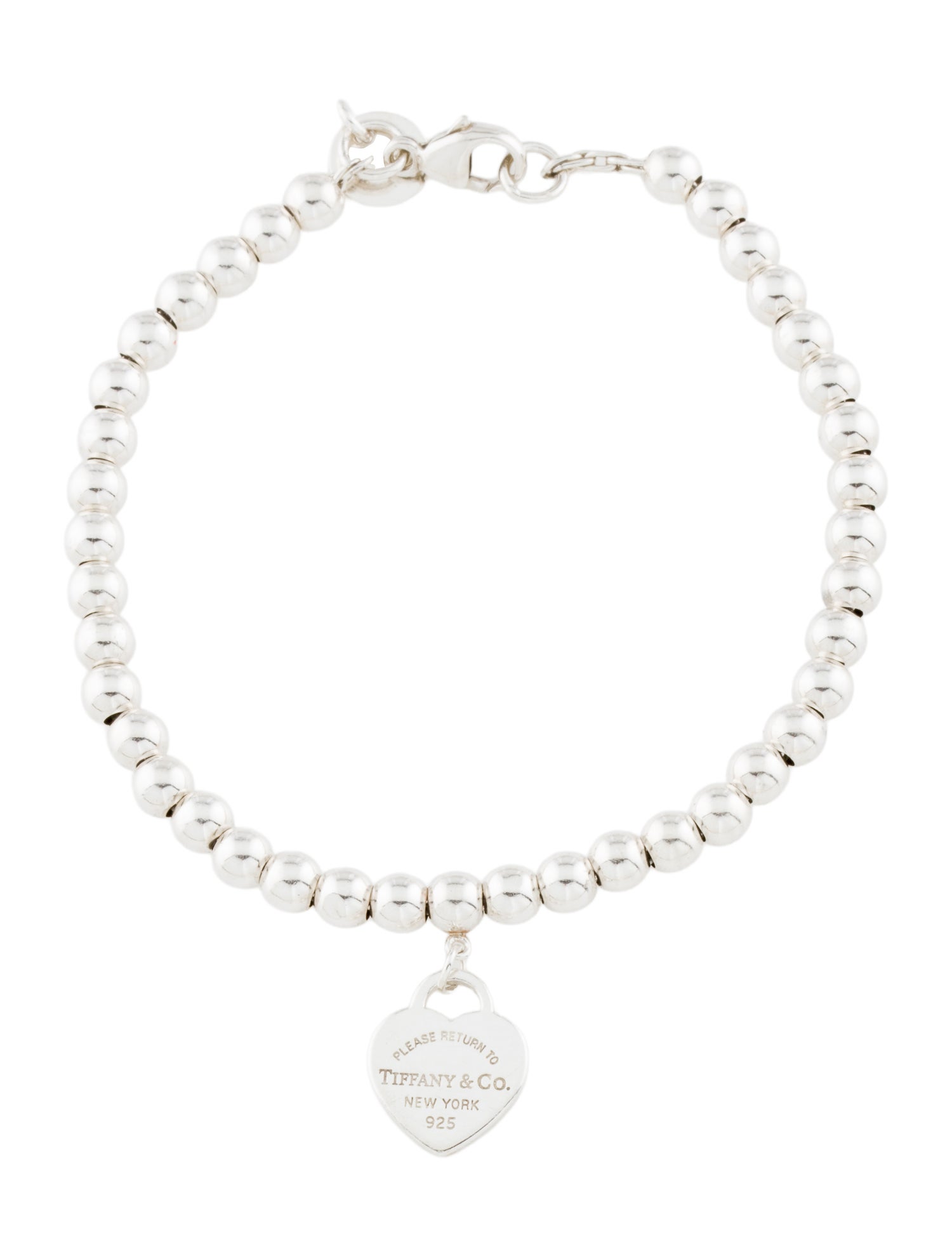 Tiffany & Co. Heart Tag Bead Bracelet