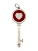 Tiffany & Co. Enamel Heart Key Pendant