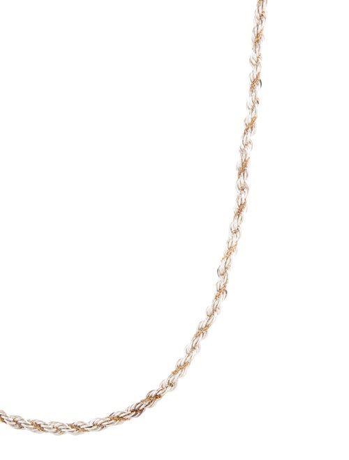Tiffany & Co. Two-Tone Twisted Rope Chain Necklace