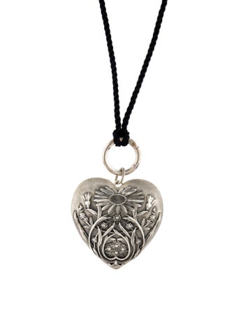 Tiffany & Co. Large Ziegfeld Heart & Daisy Locket Pendant