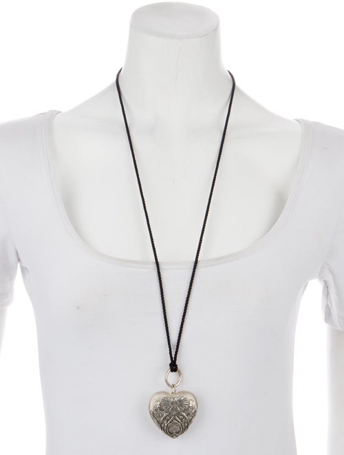 Tiffany & Co. Large Ziegfeld Heart & Daisy Locket Pendant