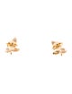 Tiffany & Co. 18K Diamond Olive Leaf Stud Earrings