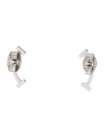 Tiffany & Co. 18K Mini Smile Stud Earrings