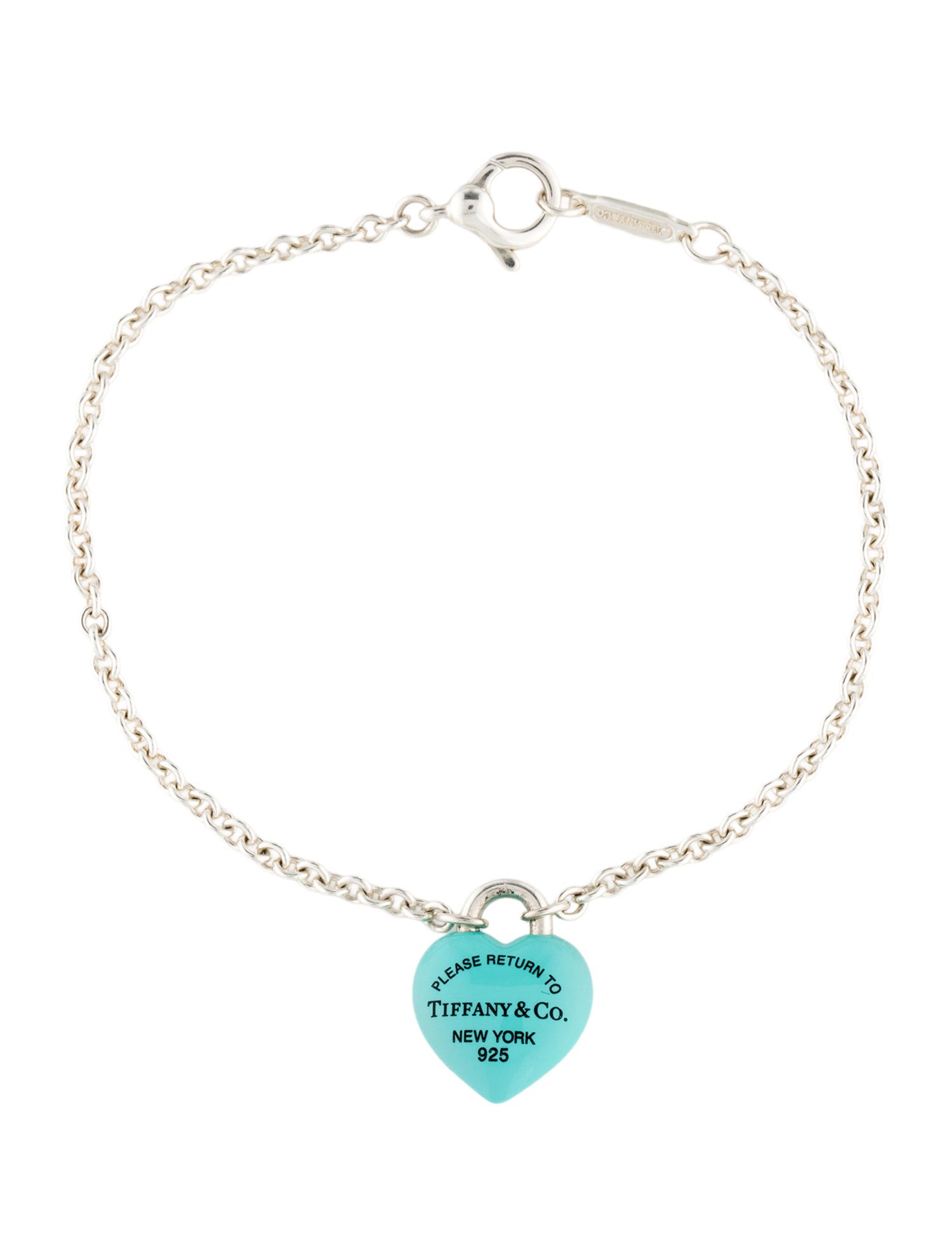 Tiffany & Co. Enamel Full Heart Bracelet