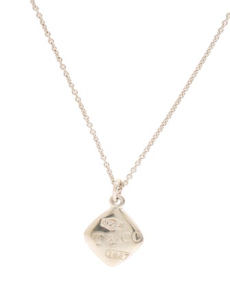 Tiffany & Co. 1837 Square Pendant Necklace