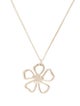 Tiffany & Co. Stencil Flower Pendant Necklace