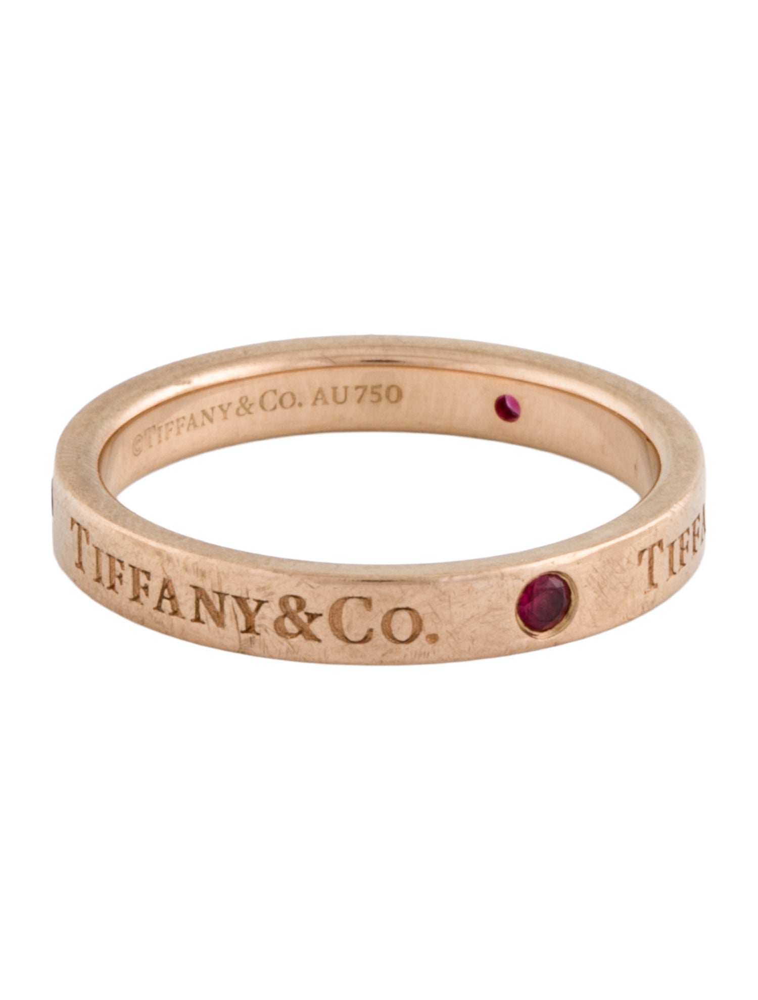 Tiffany & Co. 18K Ruby T&CO.® Band Ring
