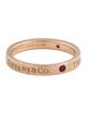 Tiffany & Co. 18K Ruby T&CO.® Band Ring