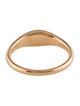 Tiffany & Co. 18K Diamond Micro Oval Signet Ring