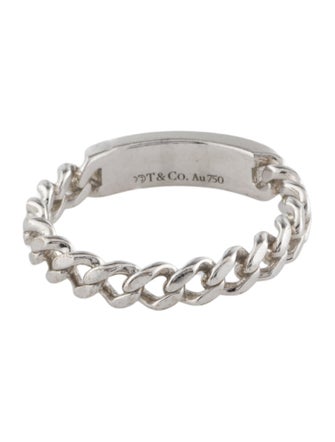 Tiffany & Co. 18K Diamond Chain Link Band
