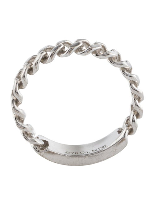 Tiffany & Co. 18K Diamond Chain Link Band