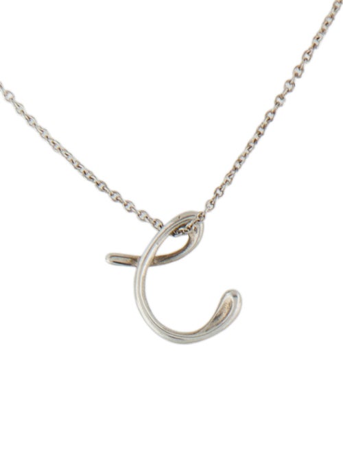 Tiffany & Co. Tiffany & Co. Small 'C' Alphabet Pendant Necklace