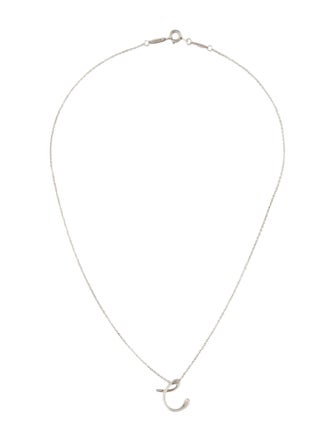Tiffany & Co. Tiffany & Co. Small 'C' Alphabet Pendant Necklace