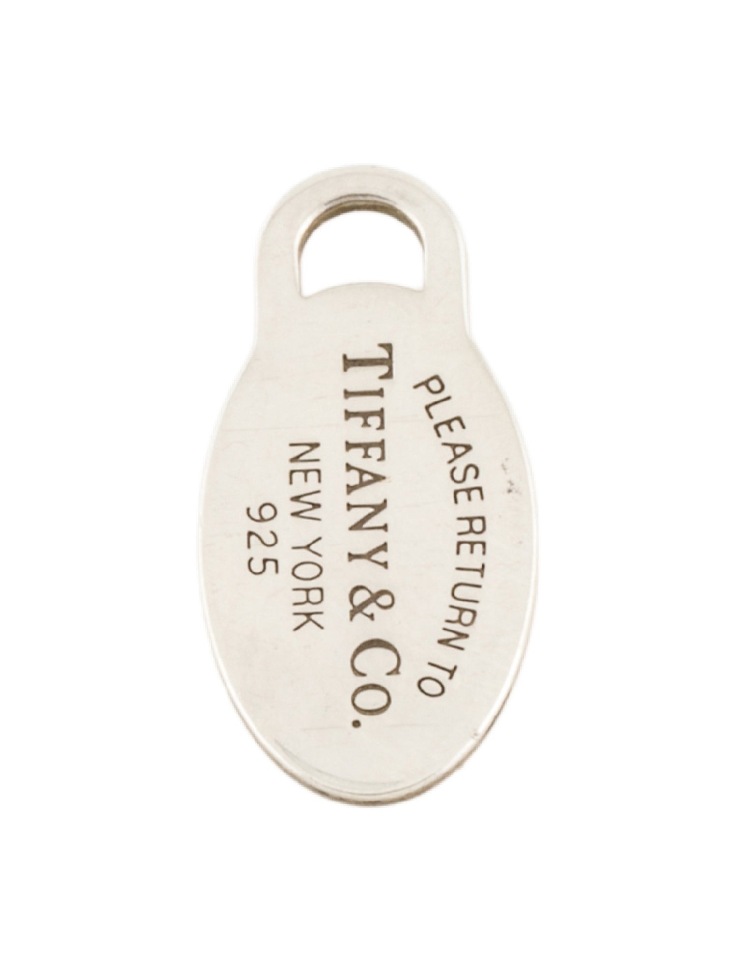 Tiffany & Co. Oval Tag Return To Tiffany Pendant
