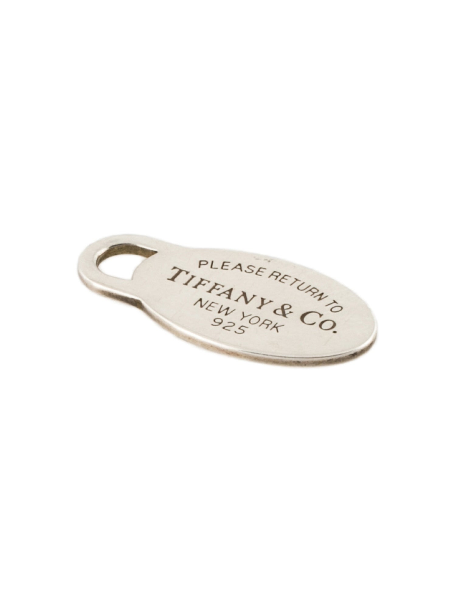 Tiffany & Co. Oval Tag Return To Tiffany Pendant