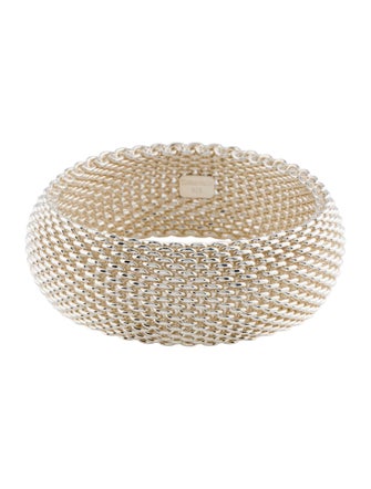 Tiffany & Co. Somerset Wide Mesh Bracelet