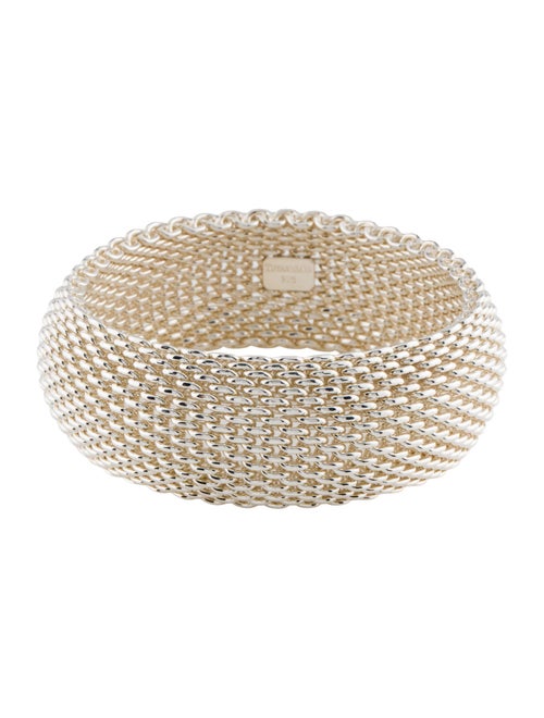 Tiffany & Co. Somerset Wide Mesh Bracelet