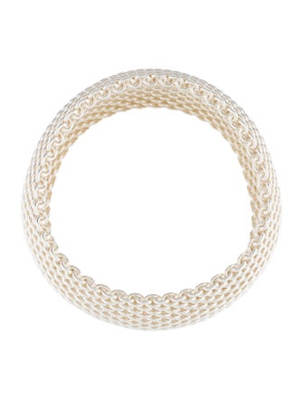 Tiffany & Co. Somerset Wide Mesh Bracelet