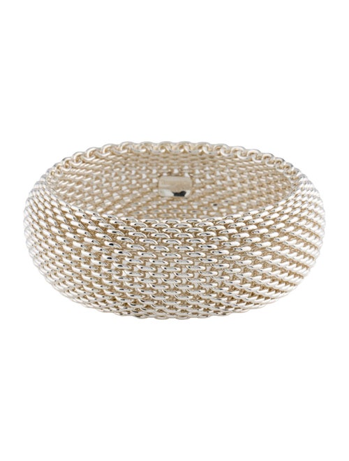 Tiffany & Co. Somerset Wide Mesh Bracelet