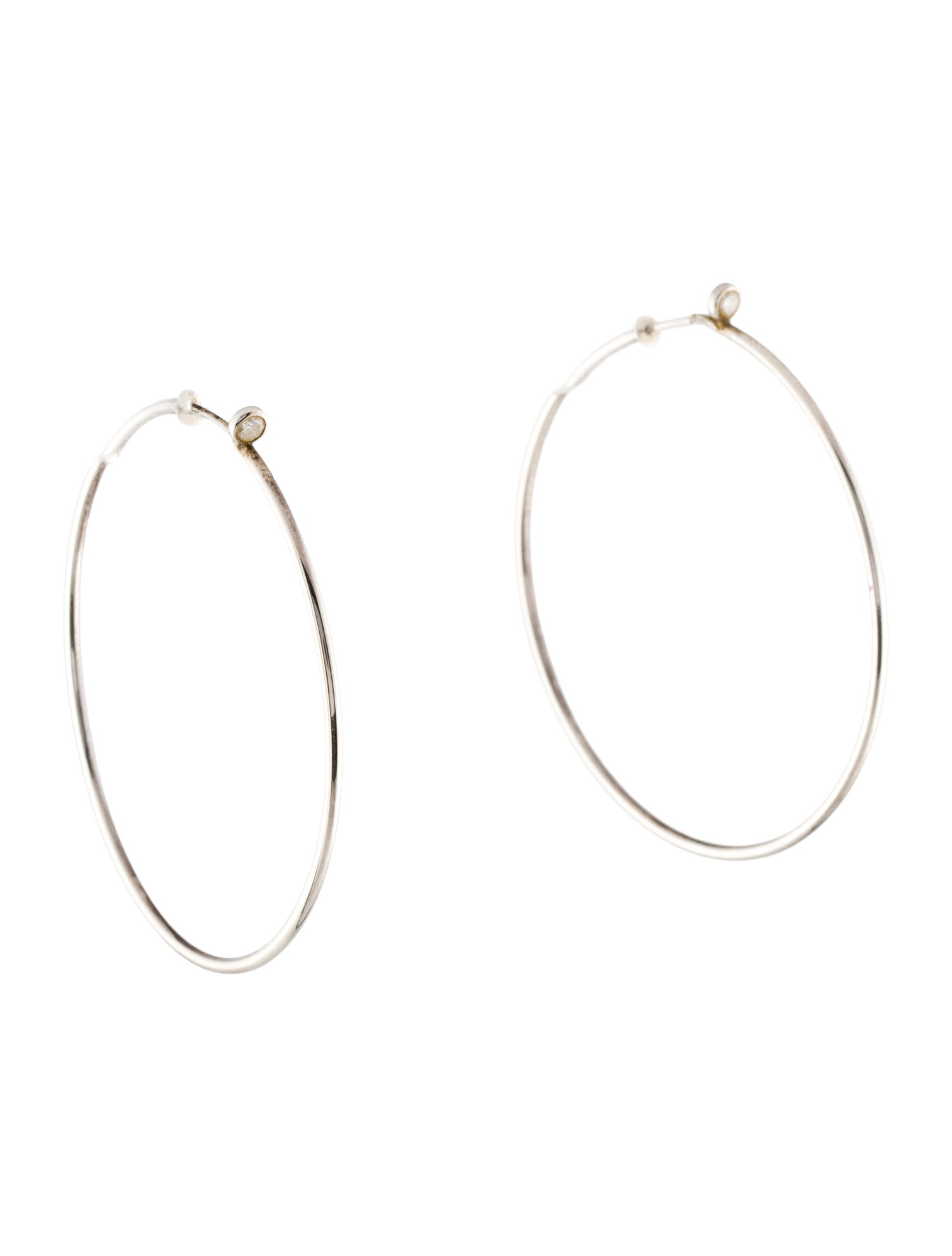 Tiffany & Co. Diamond Hoop Earrings