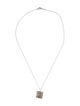 Tiffany & Co. Notes Square Charm Pendant Necklace