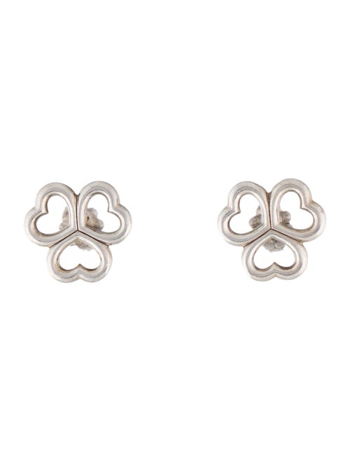 Tiffany & Co. Heart Clover Stud Earrings