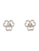 Tiffany & Co. Heart Clover Stud Earrings