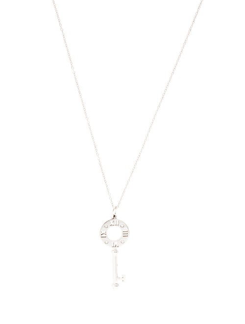 Tiffany & Co. 18K Diamond Tiffany Keys Atlas Necklace Pendant