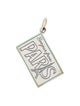 Tiffany & Co. Enamel 'Paris' Postcard Charm