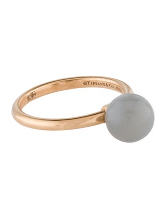 Tiffany & Co. 18K Moonstone Ball Ring