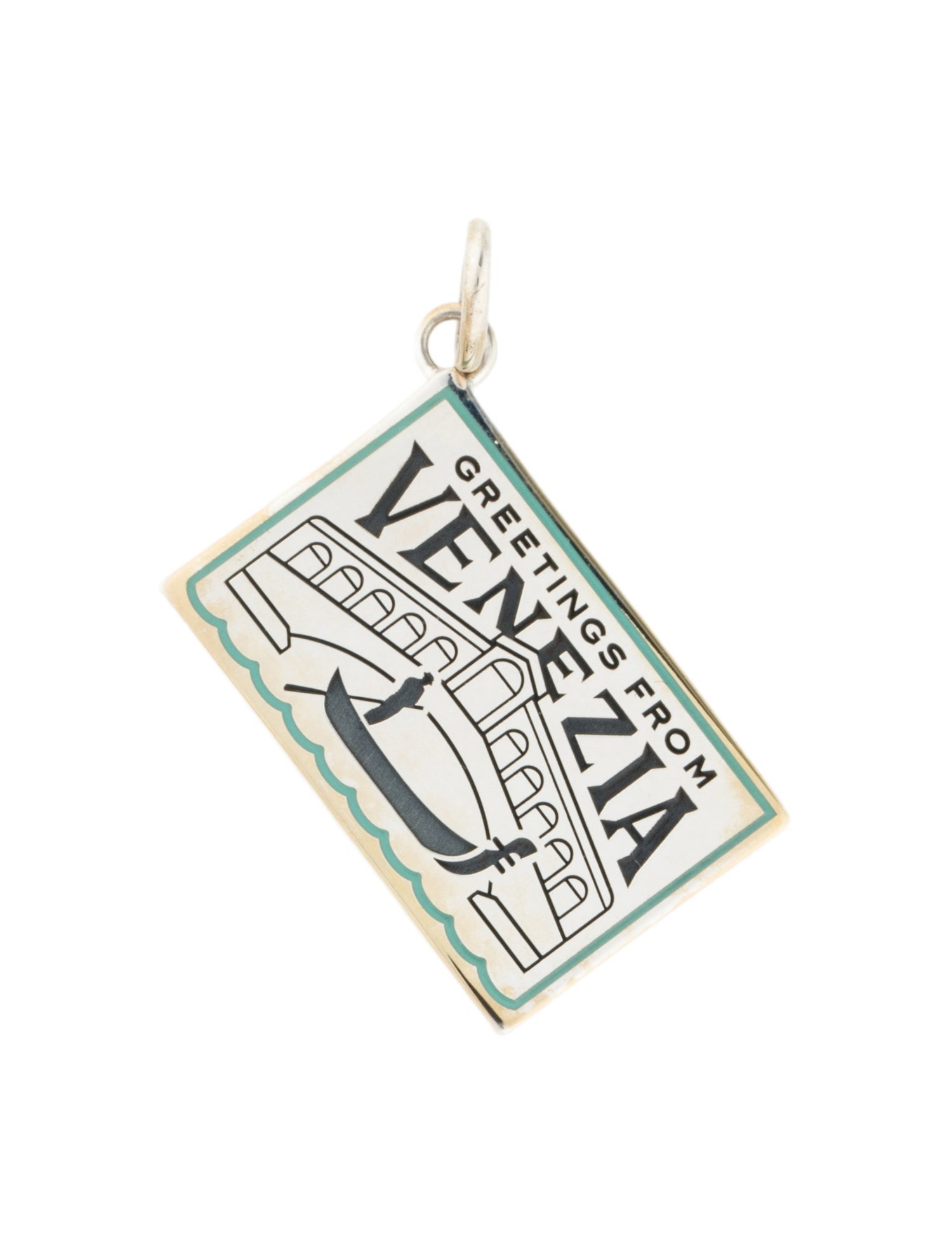 Tiffany & Co. Enamel 'Greetings From Venezia' Postcard