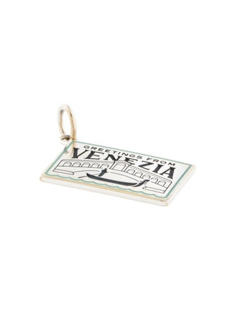 Tiffany & Co. Enamel 'Greetings From Venezia' Postcard