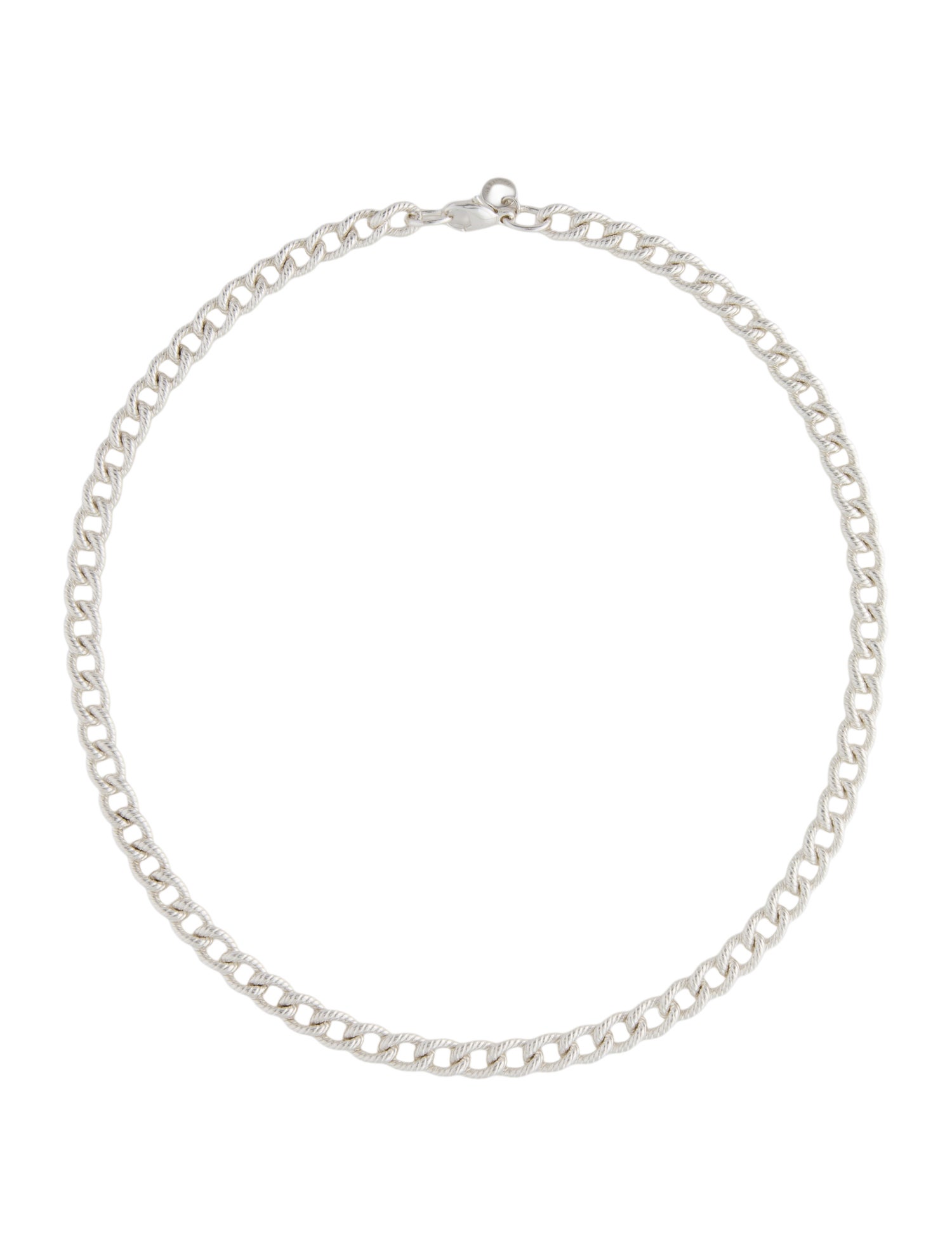 Tiffany & Co. Twist Oval Link Chain Necklace