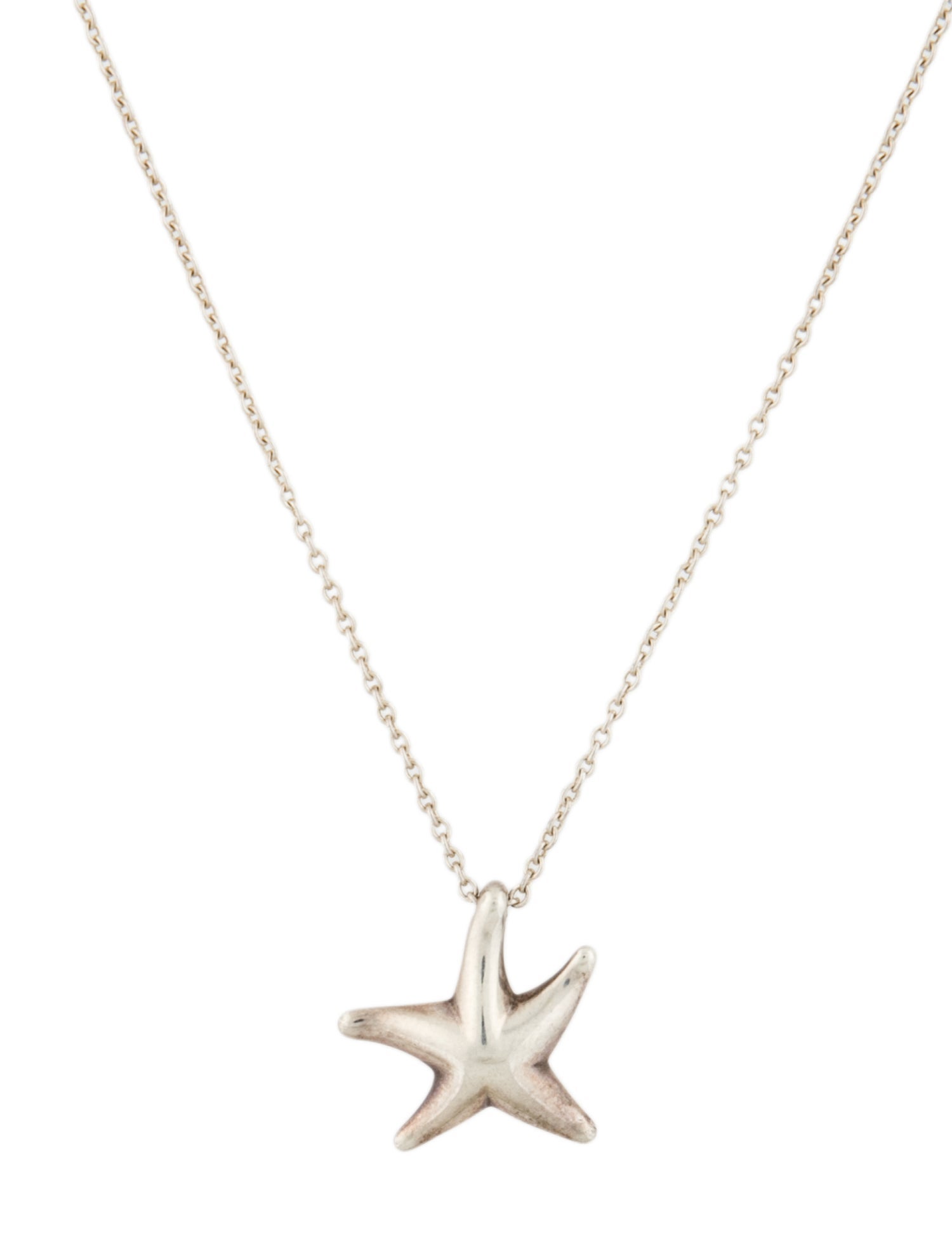 Tiffany & Co. Starfish Pendant Necklace