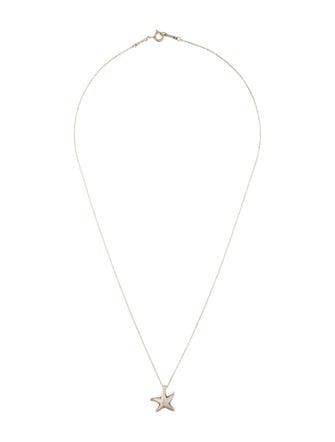 Tiffany & Co. Starfish Pendant Necklace