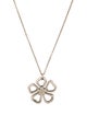 Tiffany & Co. Stencil Flower Pendant Necklace