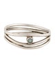 Tiffany & Co. Aquamarine Wave Three-Row Ring
