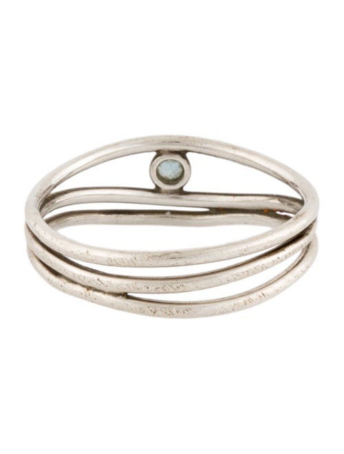 Tiffany & Co. Aquamarine Wave Three-Row Ring