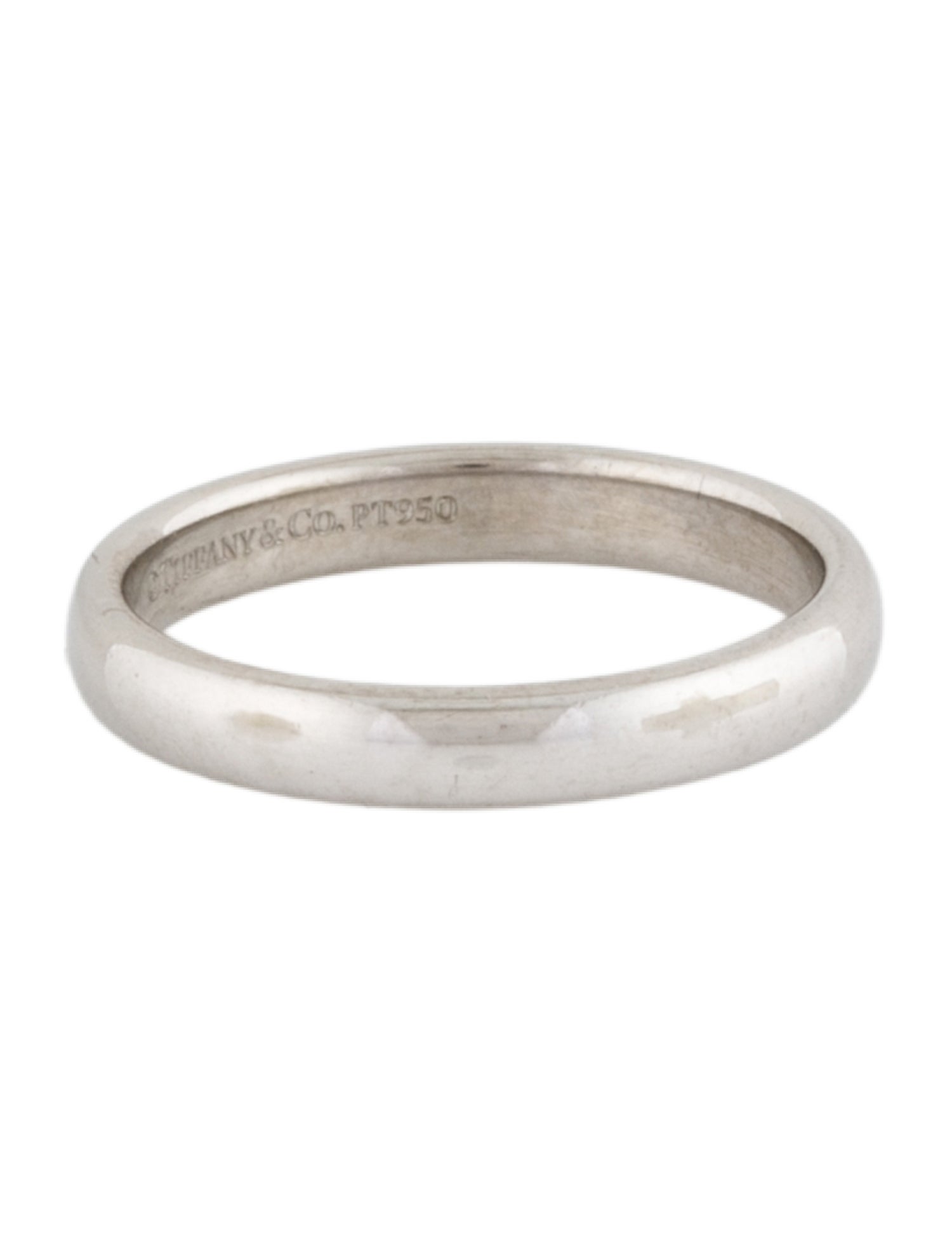 Tiffany & Co. Platinum Forever Wedding Band Ring